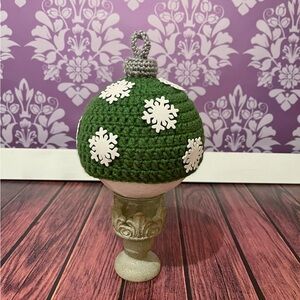 Crochet Christmas Ornament Hat